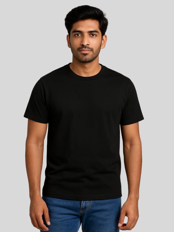 U2 - Black 100% Polyester Round Neck Tshirt - Image 2