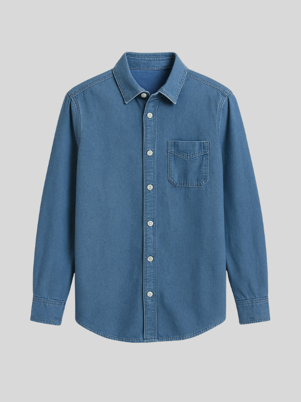 C2 - Sky Blue Classic Denim Shirt