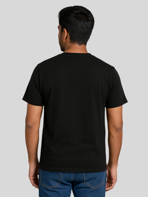 U2 - Black 100% Polyester Round Neck Tshirt - Image 3