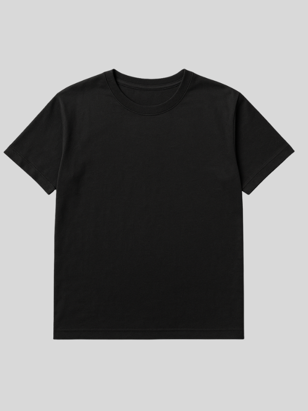 U2 - Black 100% Polyester Round Neck Tshirt