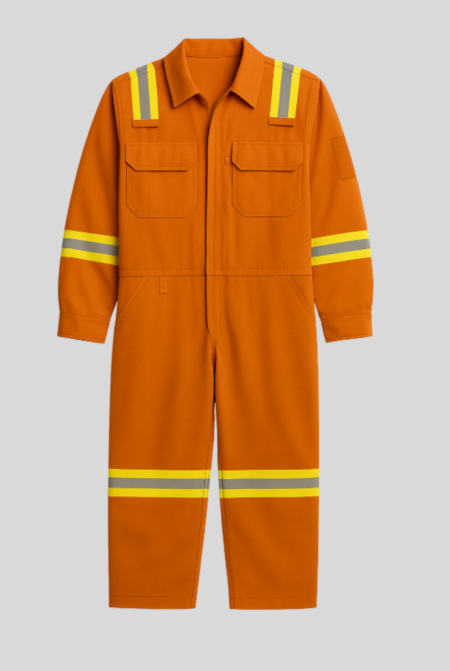 Armex - Orange Boiler Suit Shield